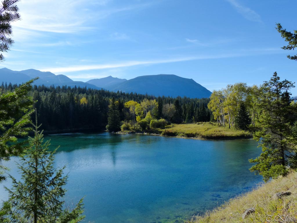 Die fünf Seen im Valley of the five Lakes in Westkanada