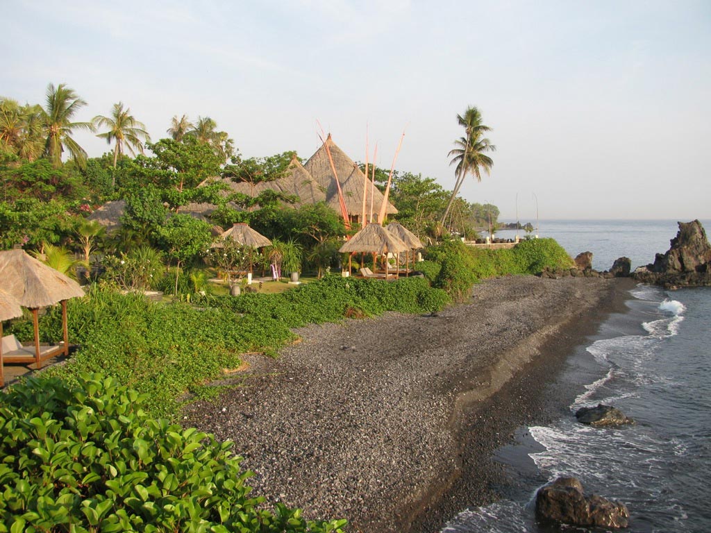 Ein kleines Hotel an der Nordküste Balis