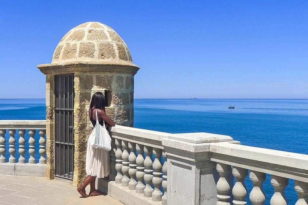 Blick von Cadiz auf das Meer