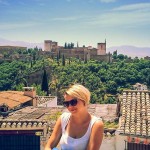 Aussicht über Granada mit Alhambra