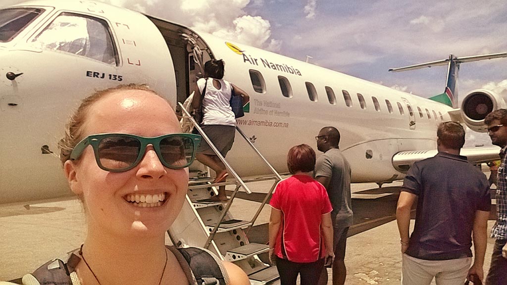 Flug von Katima Mulilo nach Windhuk